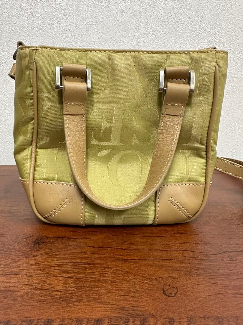 ★未使用品★LOUVROUSE ルーブルーゼ ハンドバッグ グリーン 黄緑 — image 2