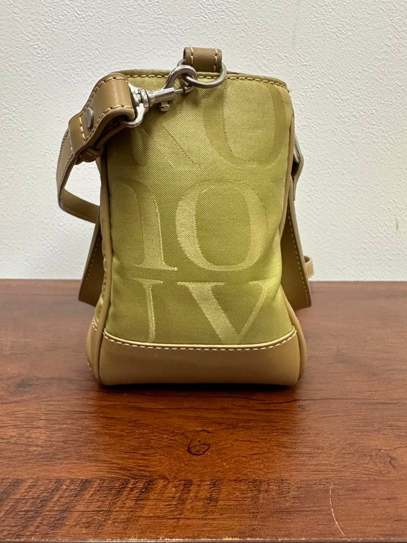 ★未使用品★LOUVROUSE ルーブルーゼ ハンドバッグ グリーン 黄緑 — image 3