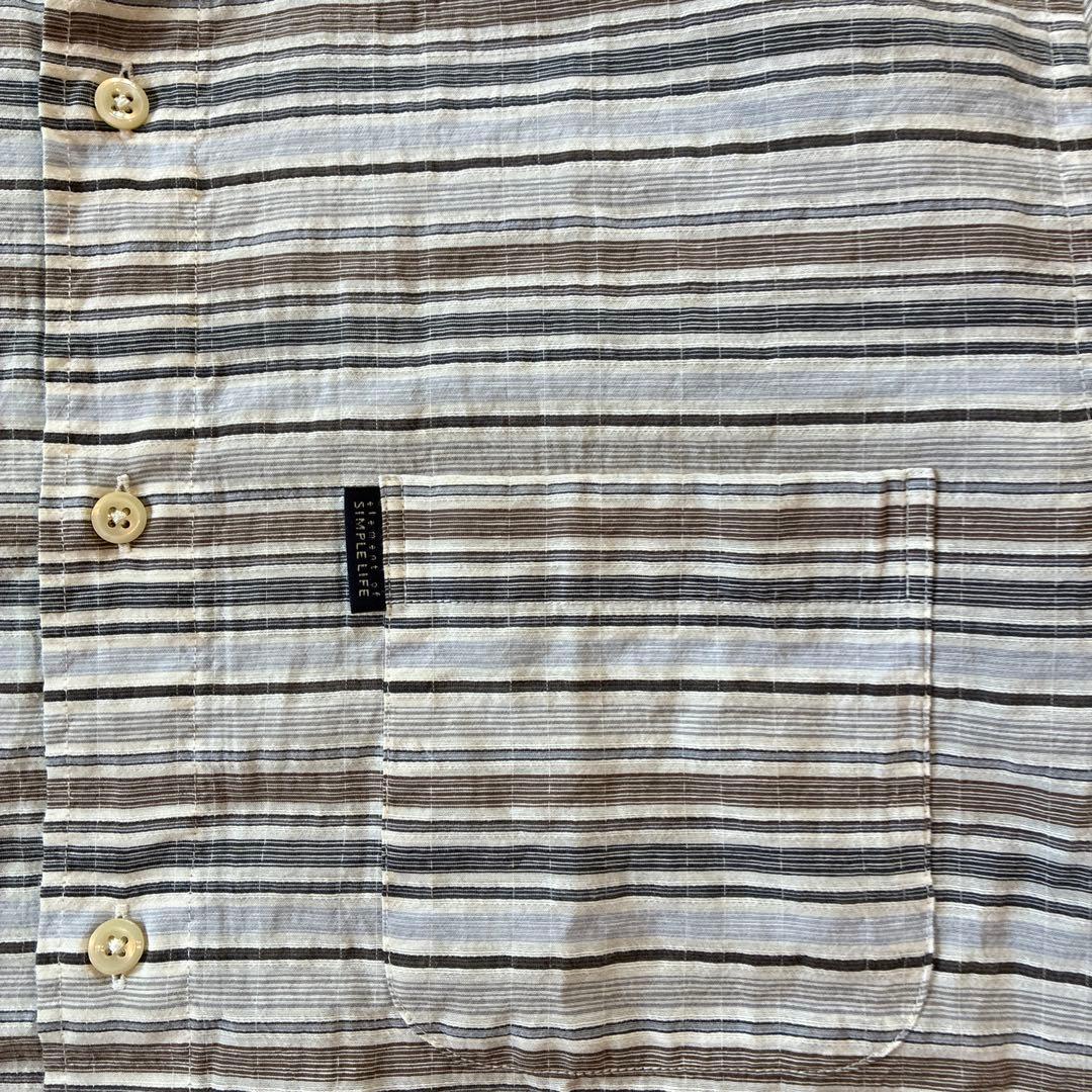 element of SIMPLE LIFE 半袖シャツ ストライプ M — image 3