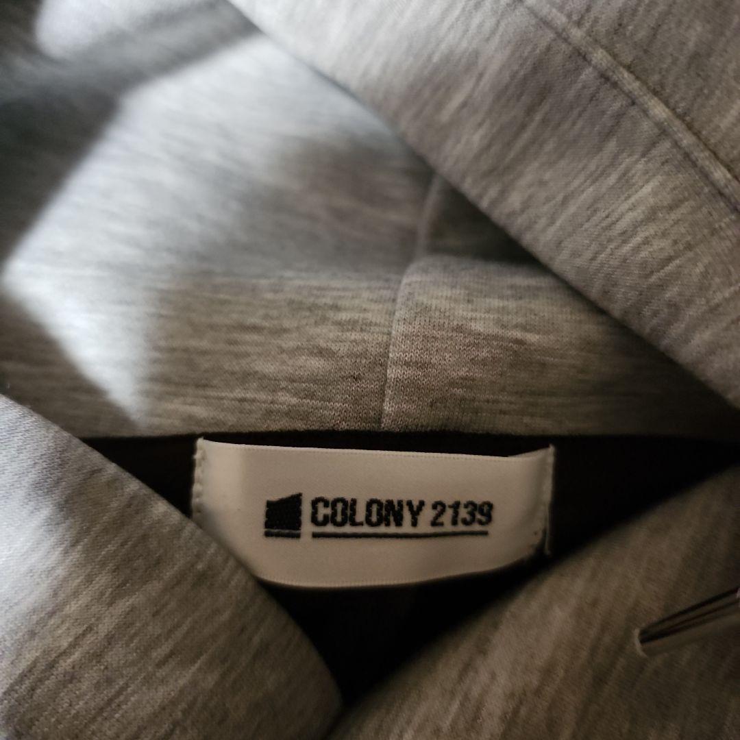 COLONY 2139 ブラウン/グレー フード付きパーカー Lサイズ — image 2