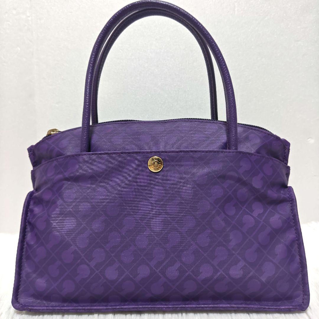 【美品】ゲラルディーニ ハンドバッグ トートバッグ ソフティ 軽量 ゴールド金具 — image 2