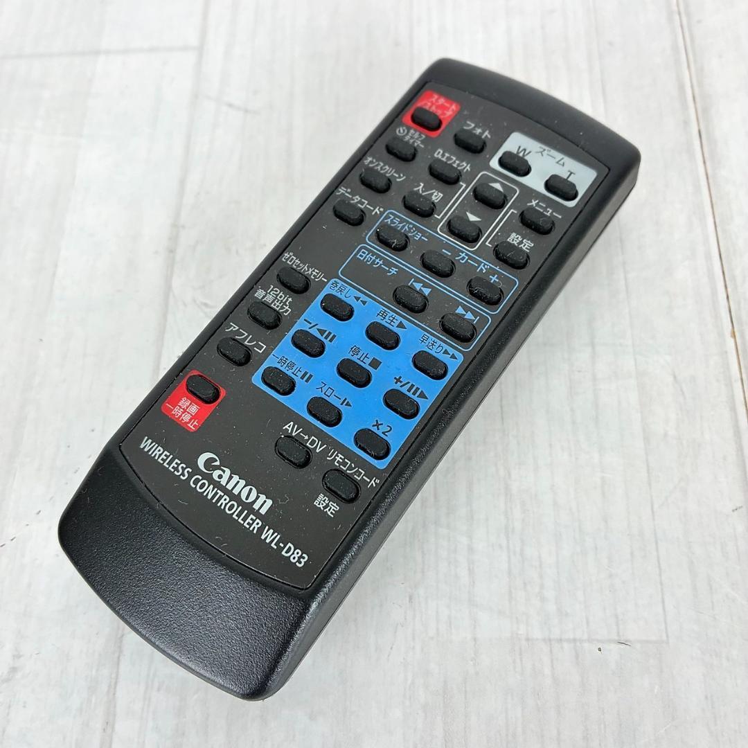Canon WL-D83 ワイヤレスコントローラー 純正 リモコン ビデオカメラ — image 2