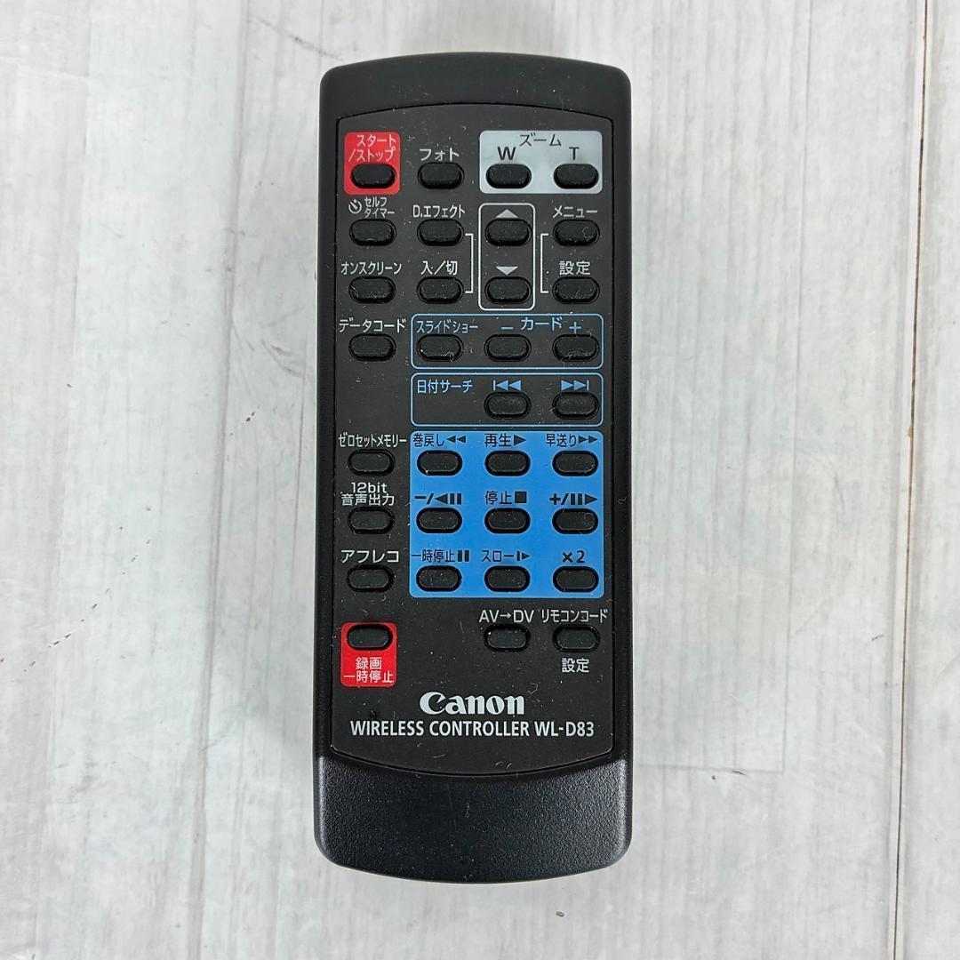 Canon WL-D83 ワイヤレスコントローラー 純正 リモコン ビデオカメラ — image 3