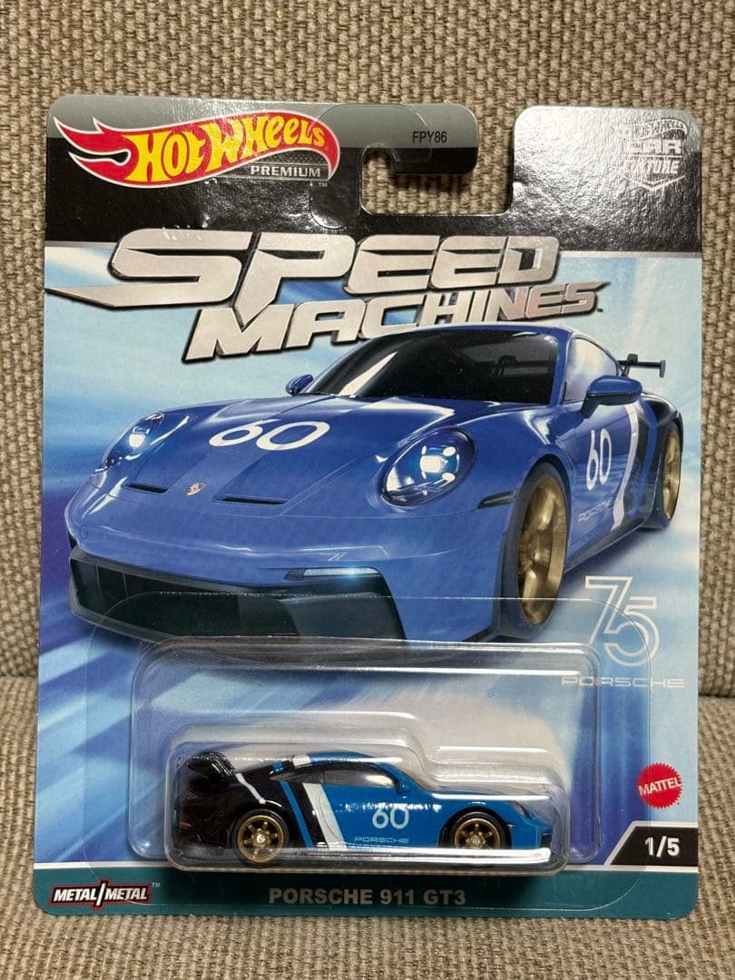 ポルシェ 911 GT3 ブルー スピードマシンズ ホットウィール スピマシ — image 4