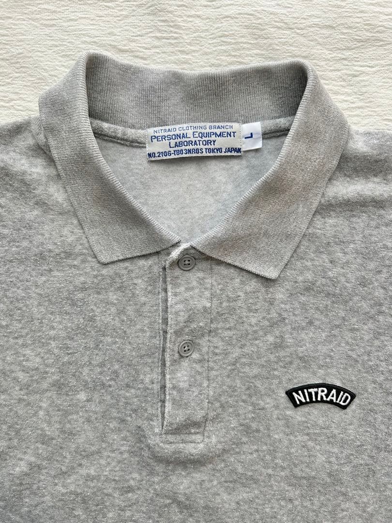 NITRAID ポロシャツ グレー Lサイズ — image 2