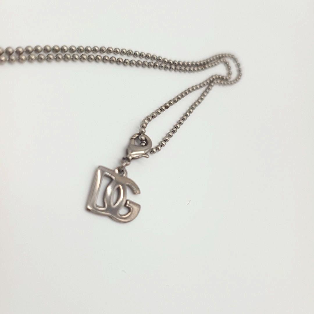Dolce & Gabbana DG ロゴ ネックレス　シルバー　美品 — image 4