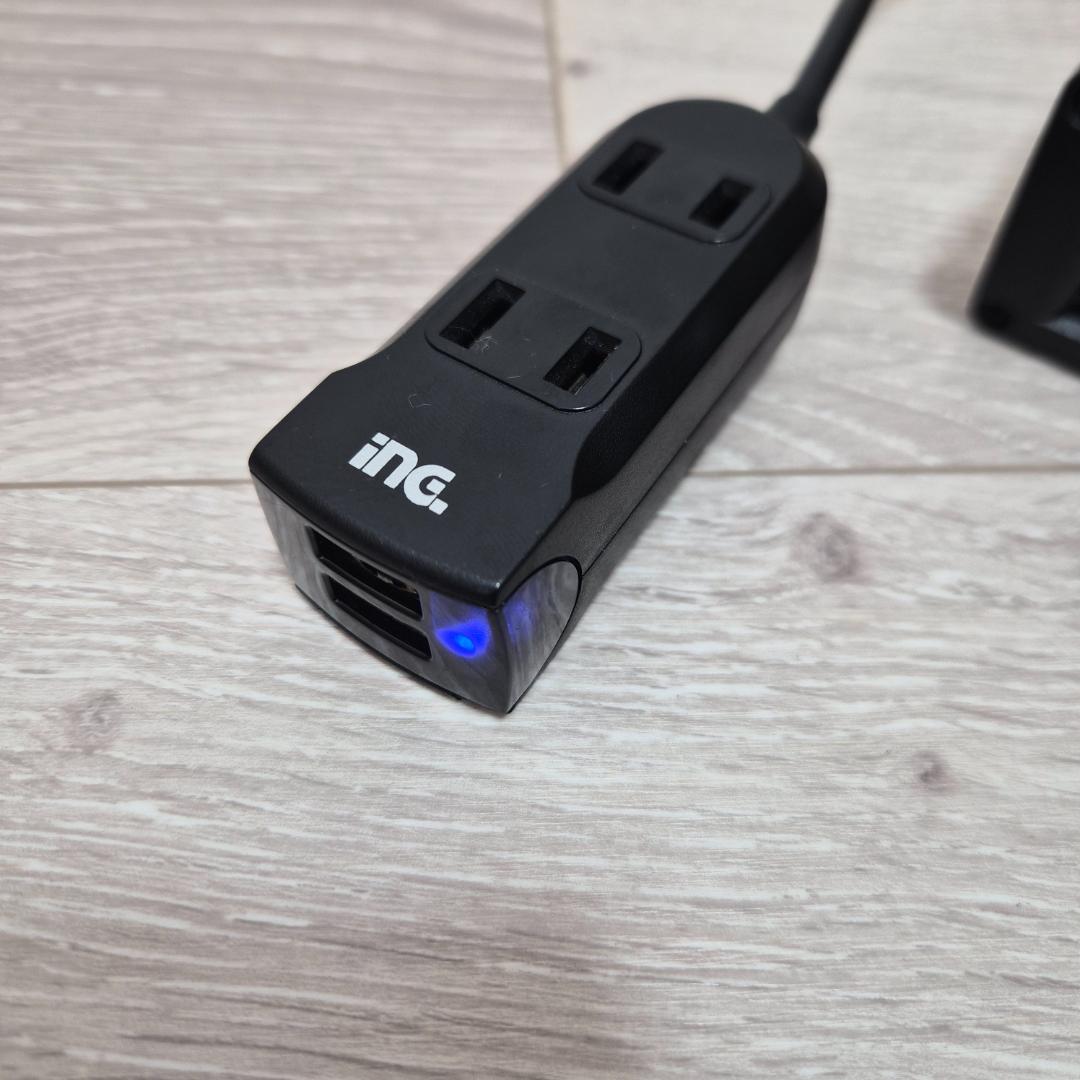 多摩電子工業 AC&USB マルチタップインバーター 150W T-713 — image 3