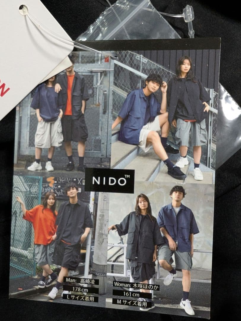 NIDO オーバーシャツ 半袖 M — image 5