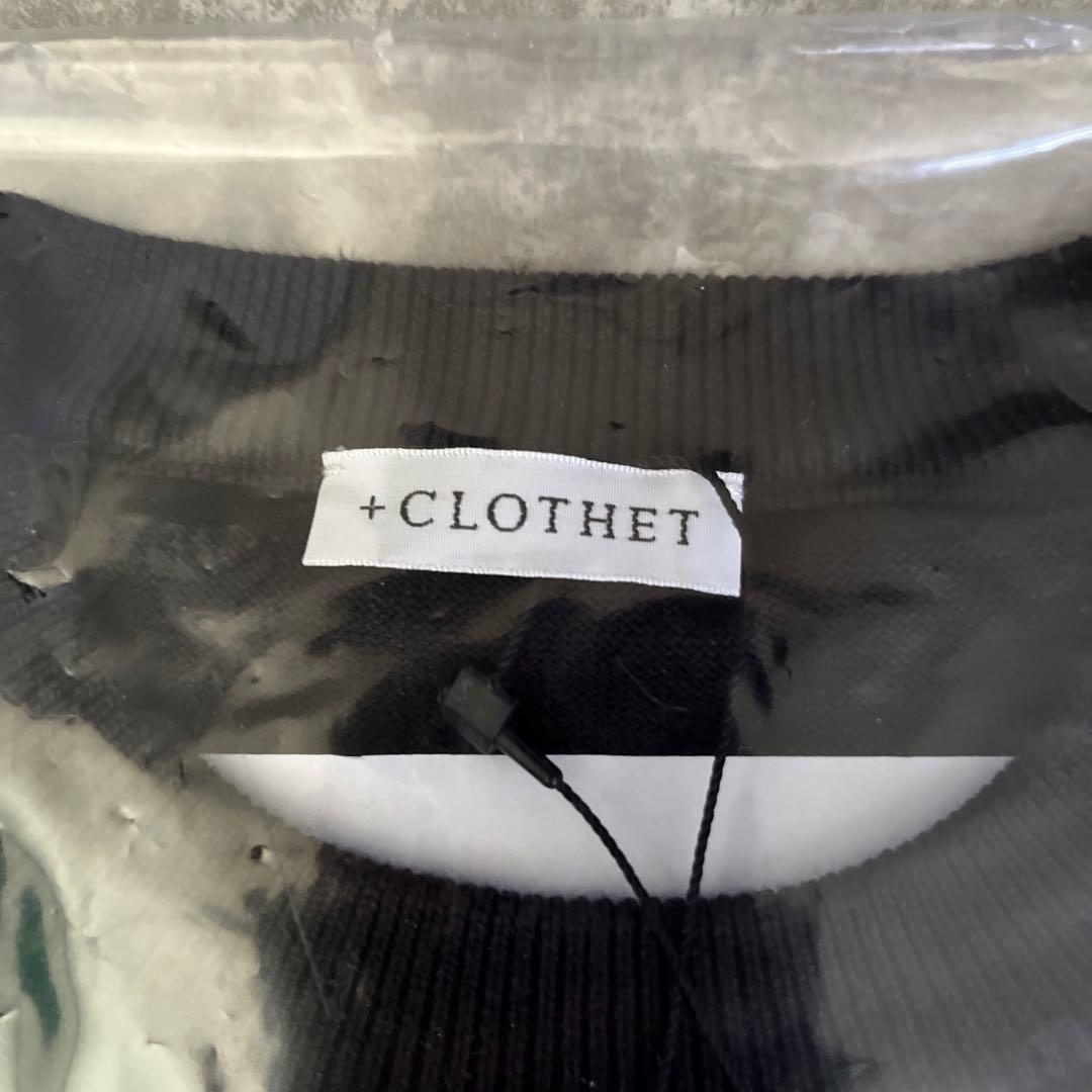 未使用＋CLOTHET クロスクローゼット　長袖ニット　サイズ 01 ブラック — image 3