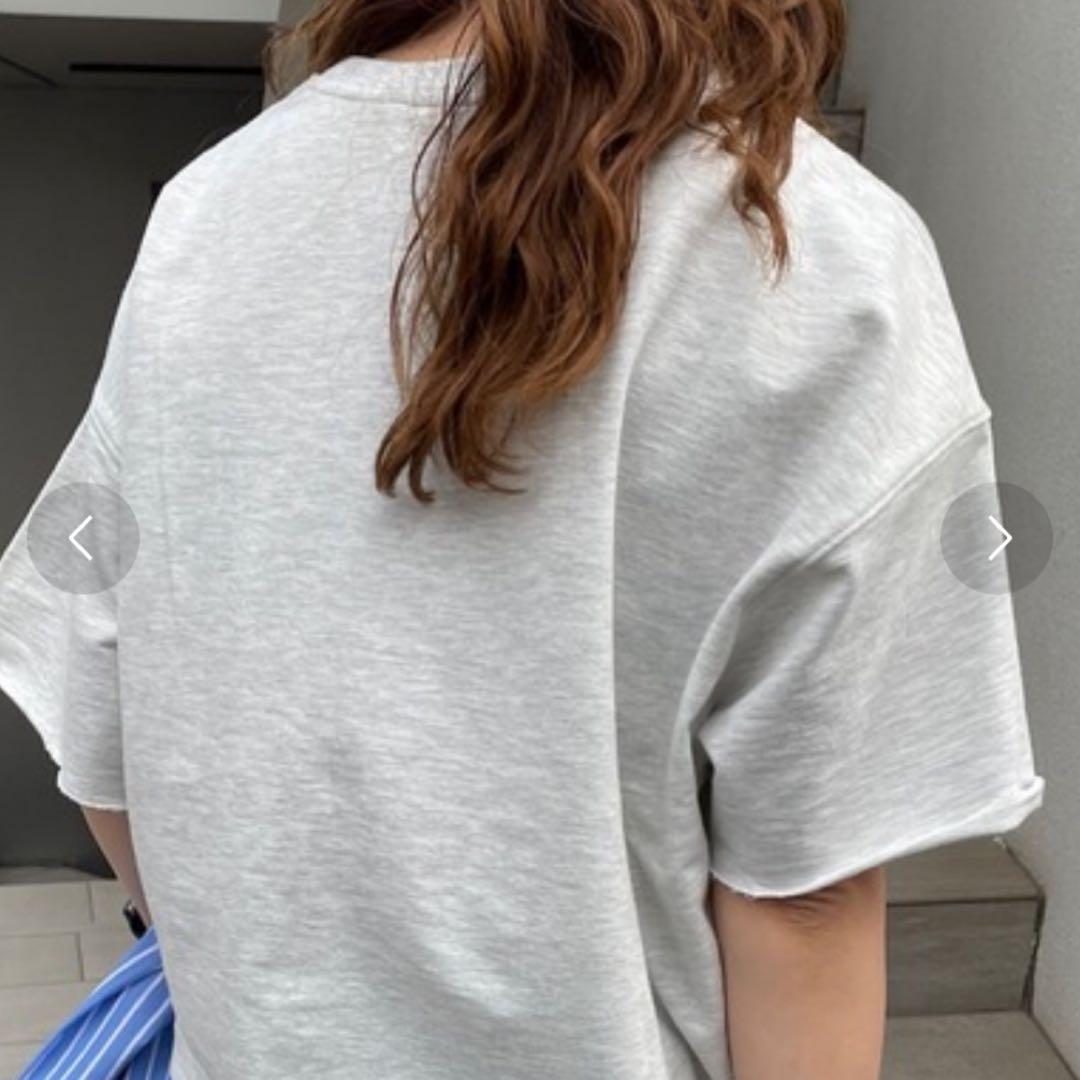 【Discoat】カレッジロゴハーフスリーブミニ裏毛スウェット — image 3