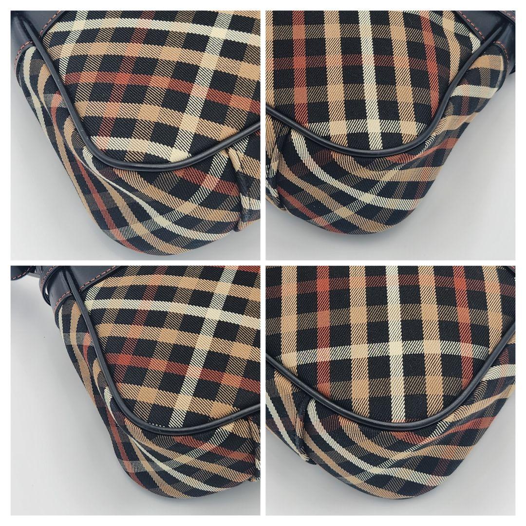 【極美品・希少】DAKS ダックス ハンドバッグ バニティ キャンバス レザー — image 4