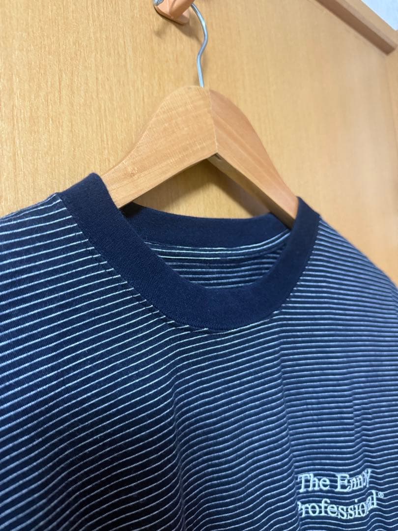 The Ennoy Professional ボーダー 長袖カットソー　ネイビー — image 3