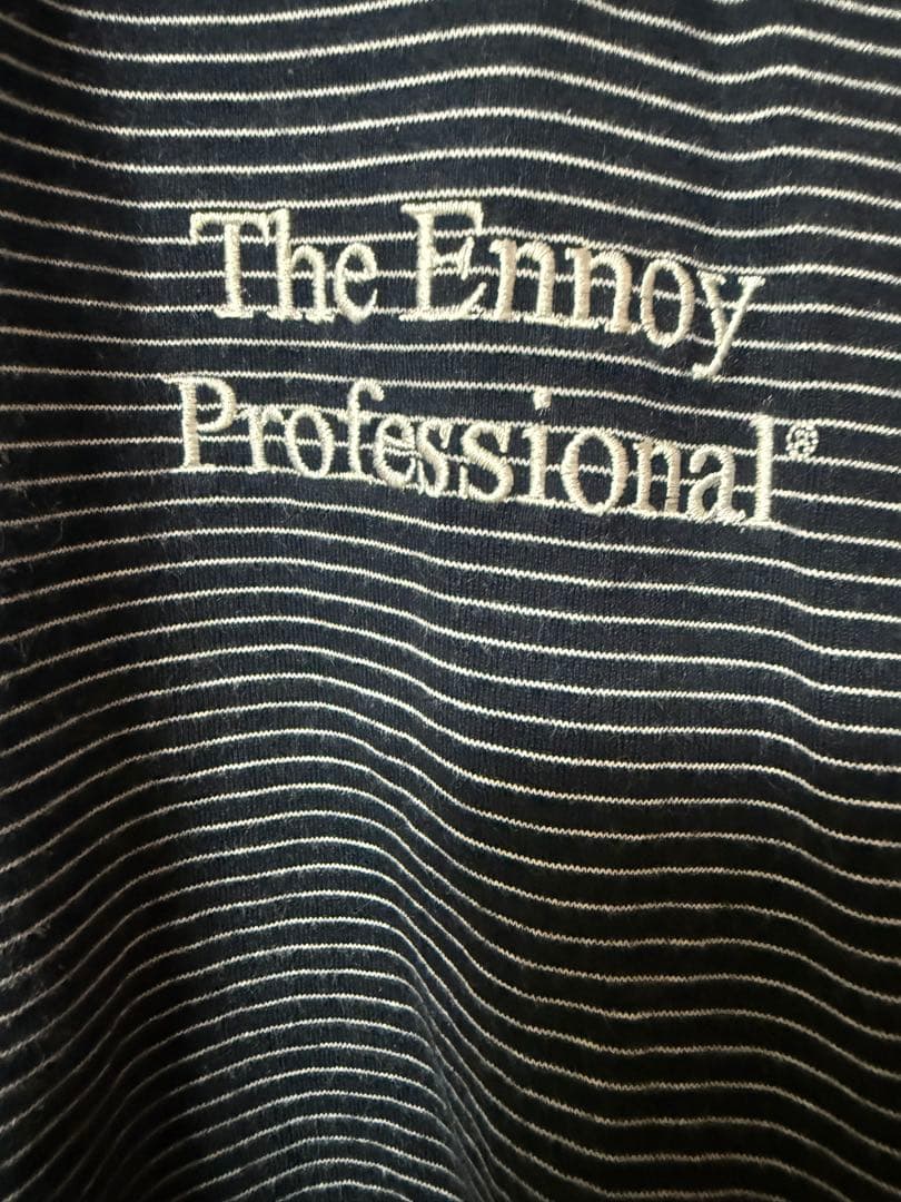The Ennoy Professional ボーダー 長袖カットソー　ネイビー — image 5