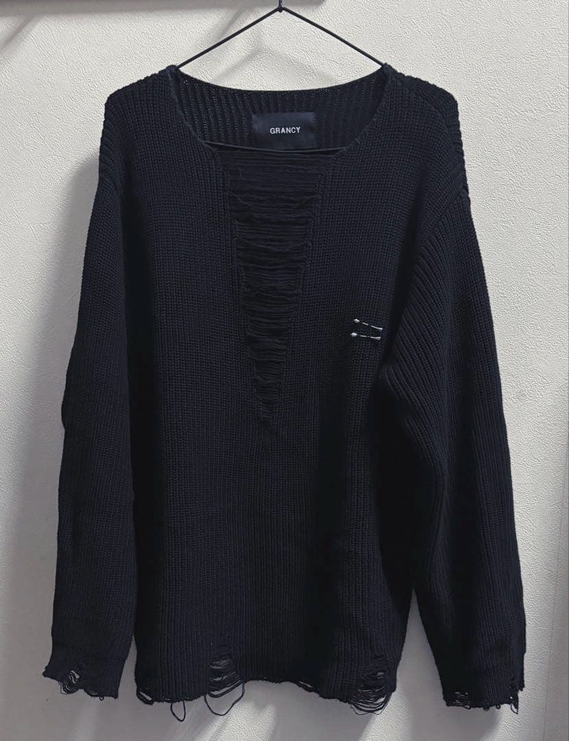 【GRANCY】Pierced Damage Knit / ピアスダメージニット — image 2