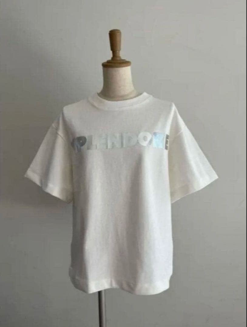 JULYNINE SPLENDORE 白Tシャツ シルバー — image 2