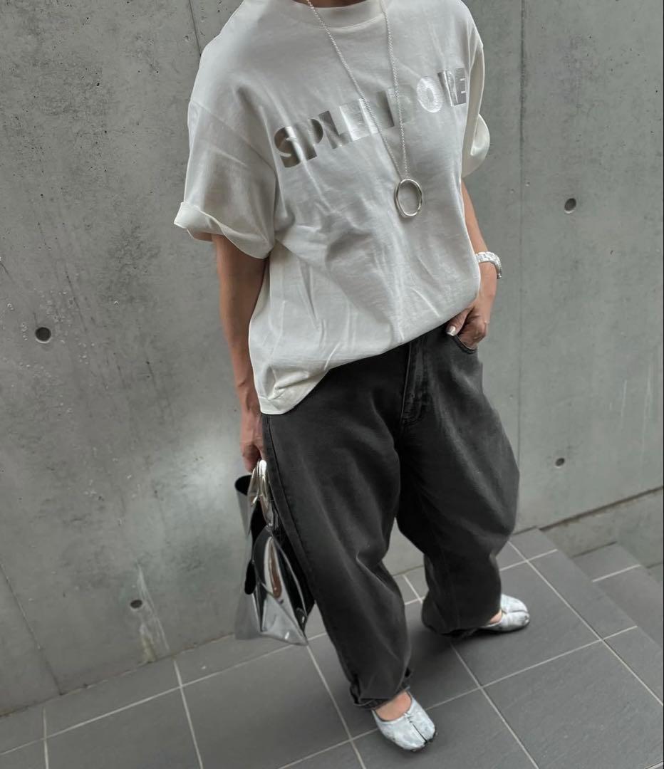 JULYNINE SPLENDORE 白Tシャツ シルバー — image 4