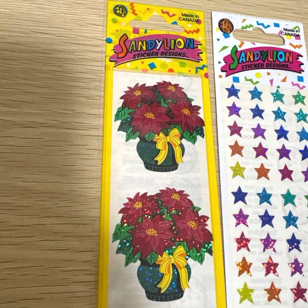 サンディライオン　sandylion シール　ステッカー　クリスマス　二枚セット — image 3