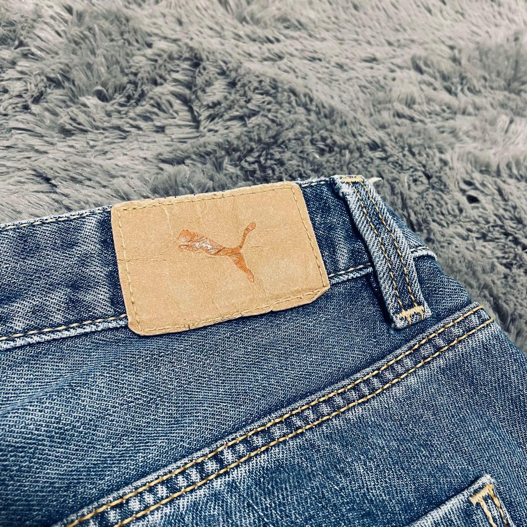 【PUMA】デニムパンツ Free ダメージ加工 ボタンフライ — image 3