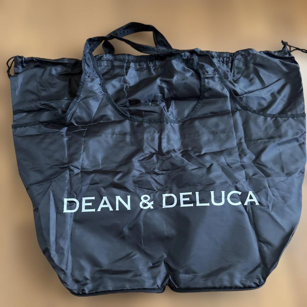 DEAN&DELUCA ディーン&デルーカ エコバッグ 黒 折りたたみ — image 2