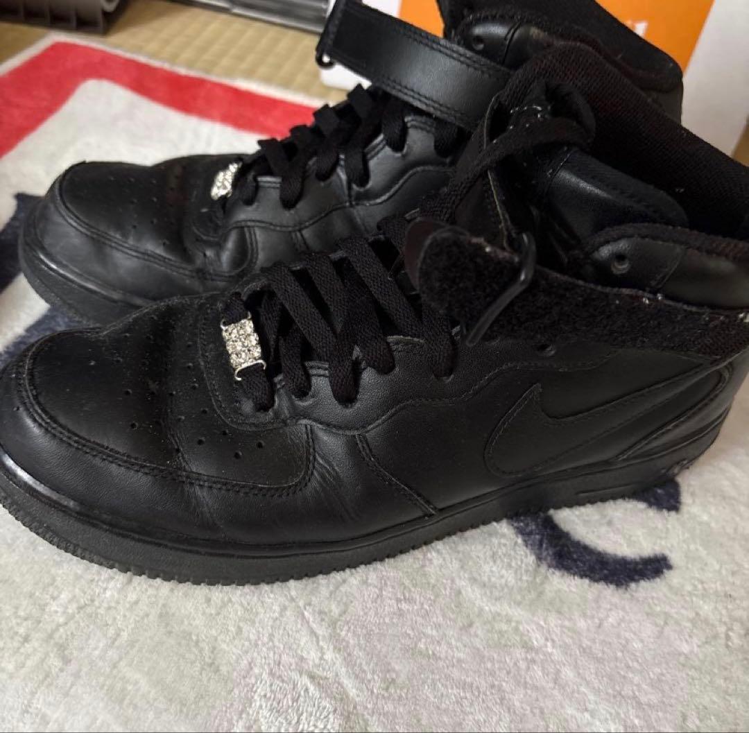 NIKE Air Force 1 Mid ブラック スニーカー — image 2