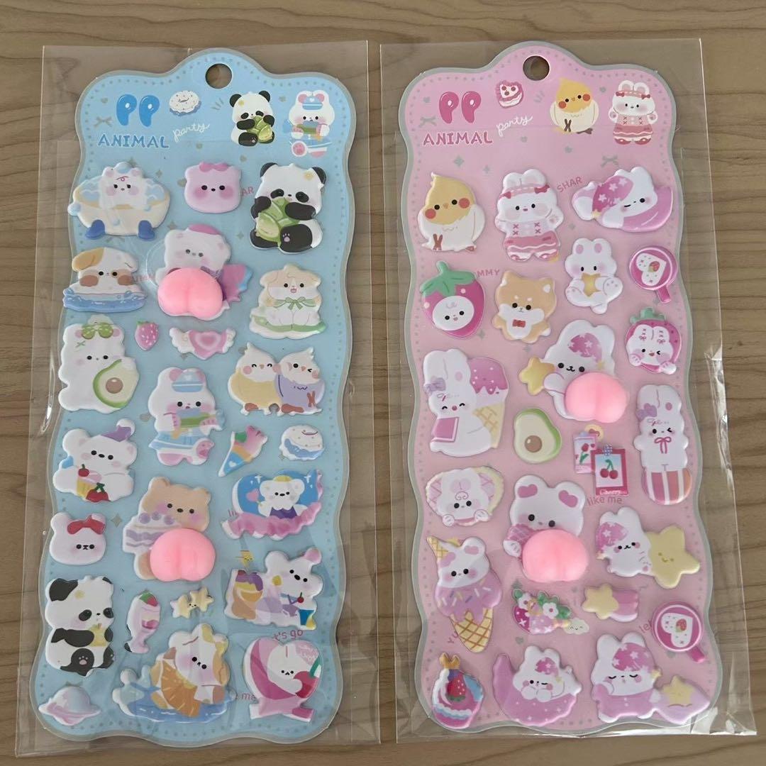 6/16〜6/24限定SALE！4枚セット ぷにぷにシール — image 3