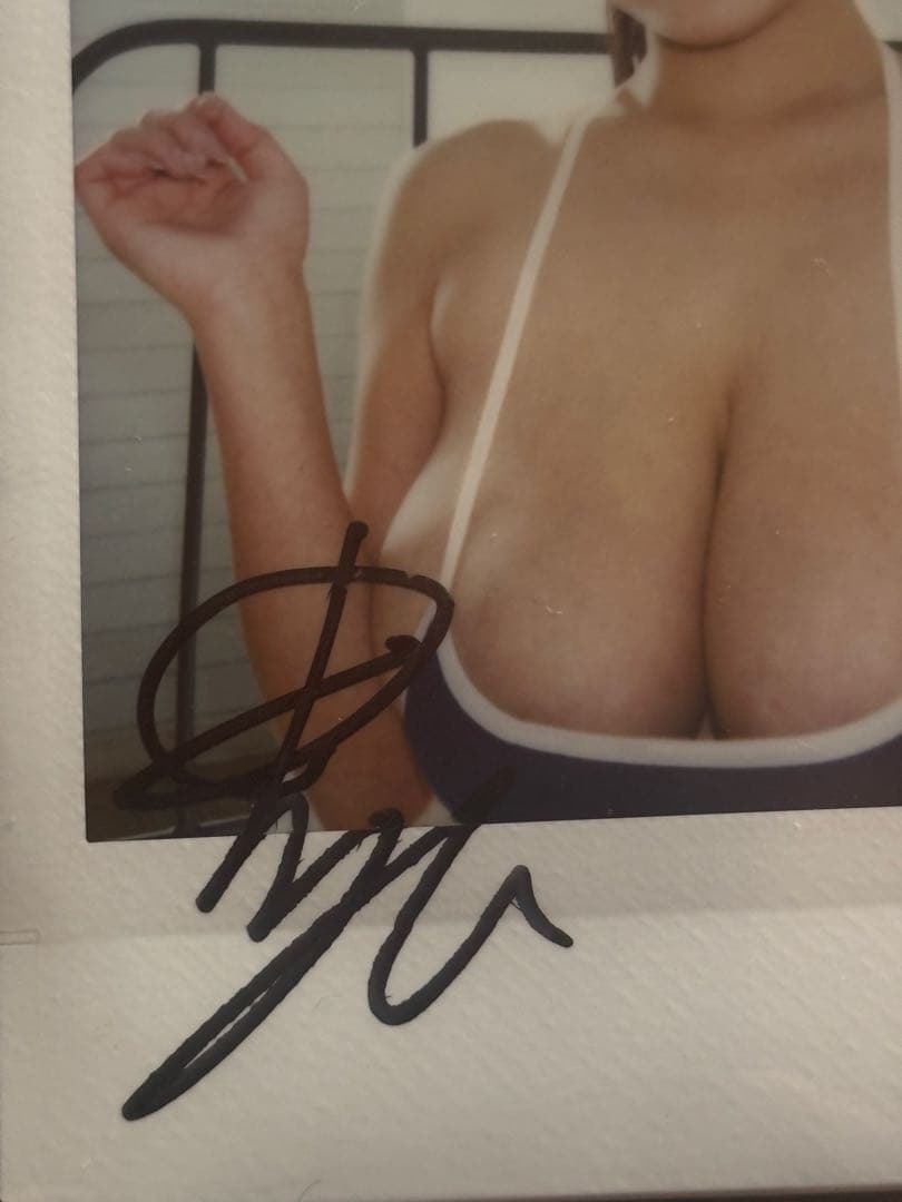 【激レア】田野憂 直筆サイン入りチェキ 水着 撮影　現場　写真　爆乳 — image 4