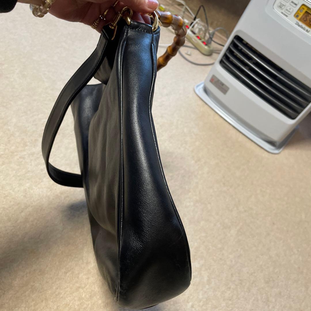 ヴィンテージ グッチ バンブー ハンドバック　ショルダーバッグ 2wa — image 5