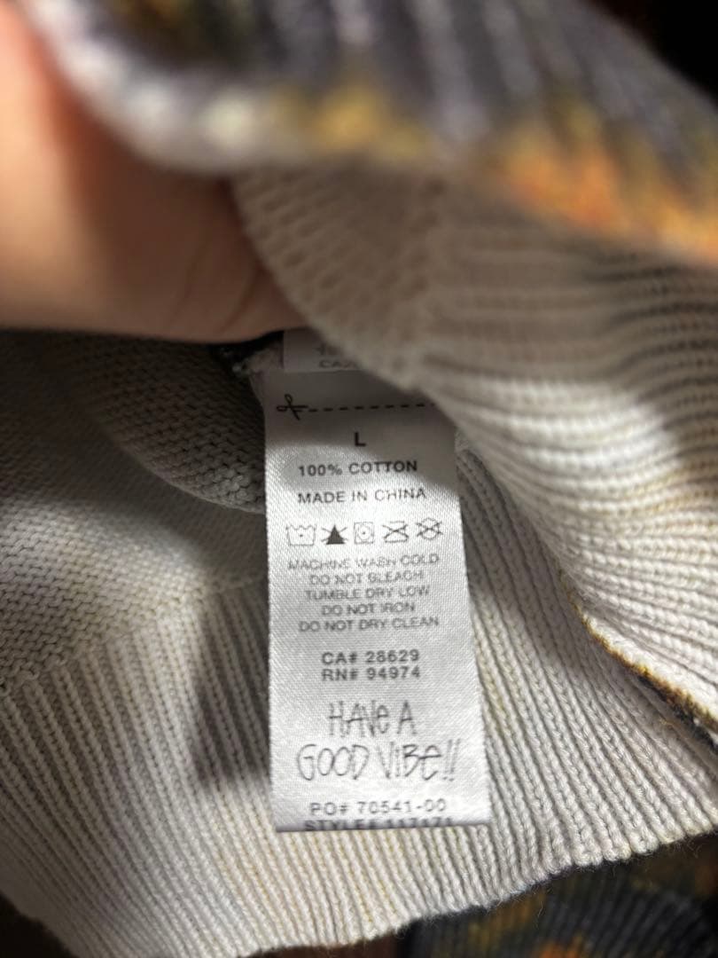 Stussy タイガー柄　セーター L — image 3