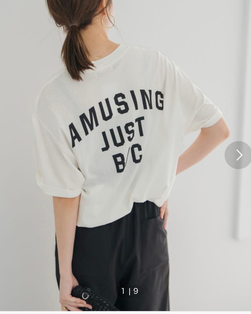 スピックアンドスパン　ロゴTシャツ ホワイト — image 3