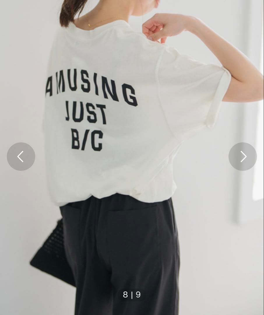 スピックアンドスパン　ロゴTシャツ ホワイト — image 4