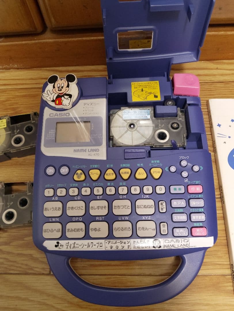 CASIO NAME LAND KL-470 本体 ディズニー [動作品] — image 2