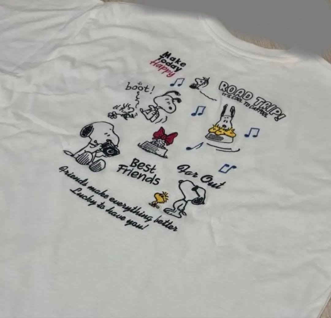 PEANUTS スヌーピー グラフィティ Tシャツ オフホワイト M — image 3