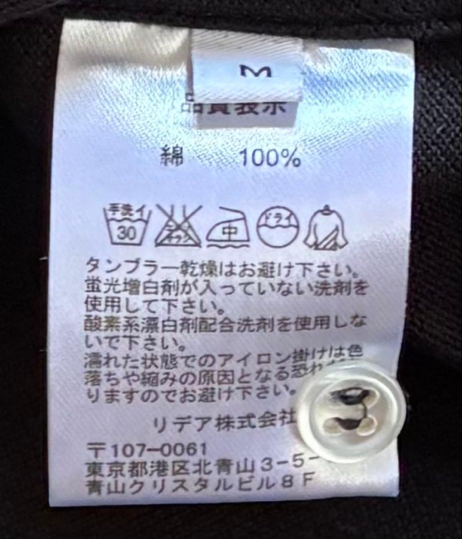 【美品】カミチャニスタ　ポロシャツ ブラック Mサイズ — image 3