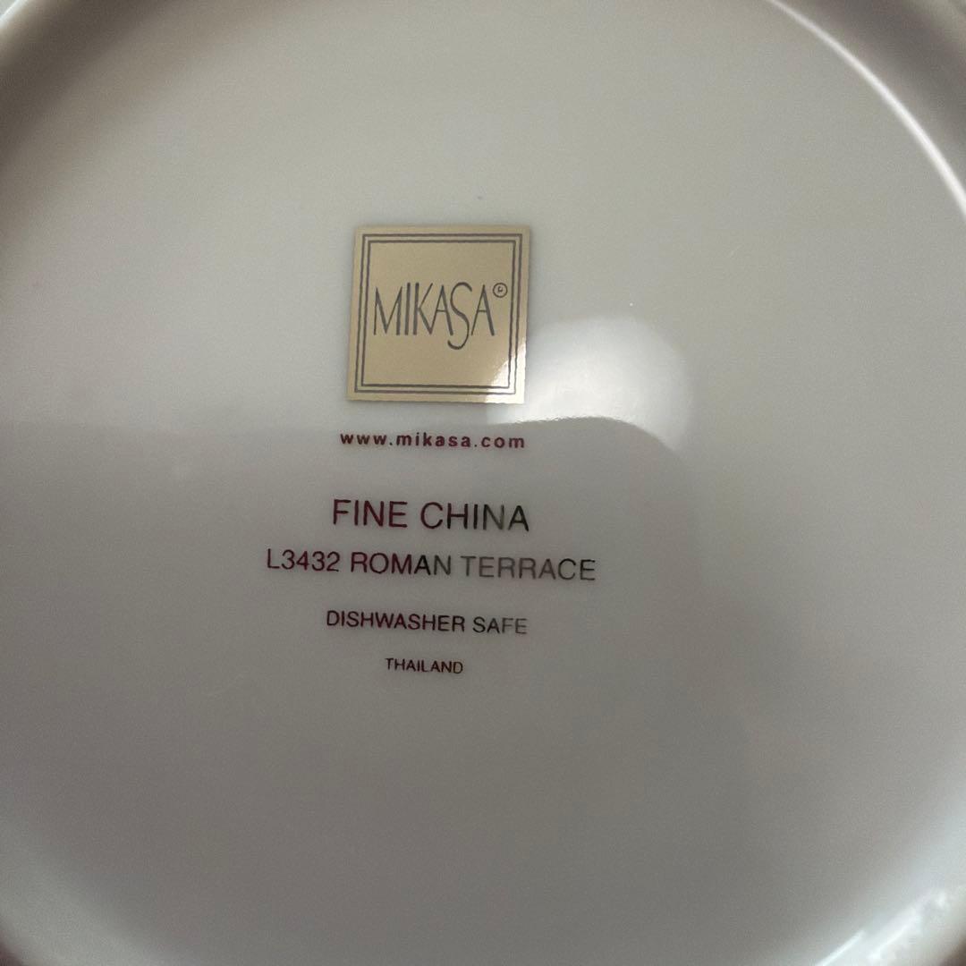 MIKASA Roman Terrace 皿 3枚セット — image 2