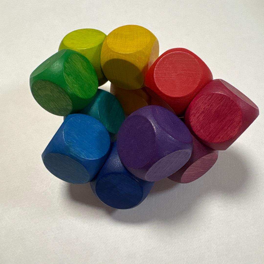ベリデザイン ベリアートキューブ 木のおもちゃ ラトル パズル — image 4