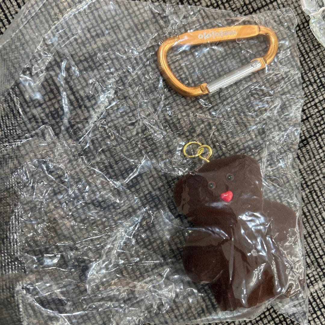 ベアチャーム カラビナ付き ブラウン　モジョジョジョ — image 2