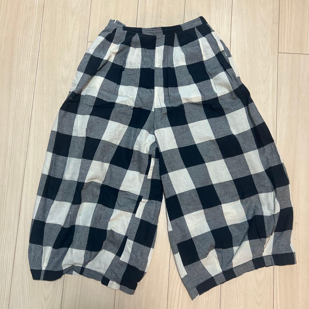 SEASON REASON チェック柄 ワイドパンツ Mサイズ — image 2