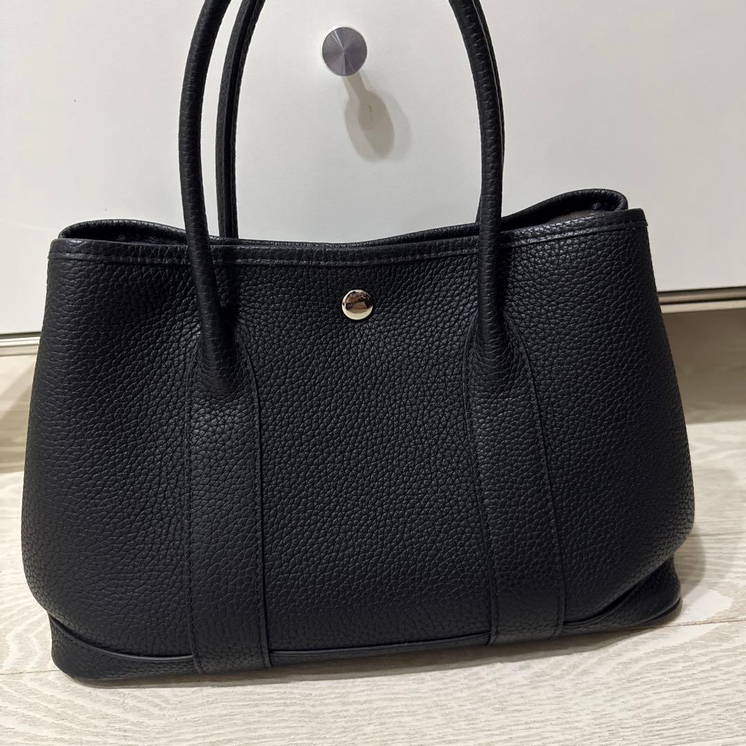 美品　本革TOGOレザーハンドバッグ — image 3