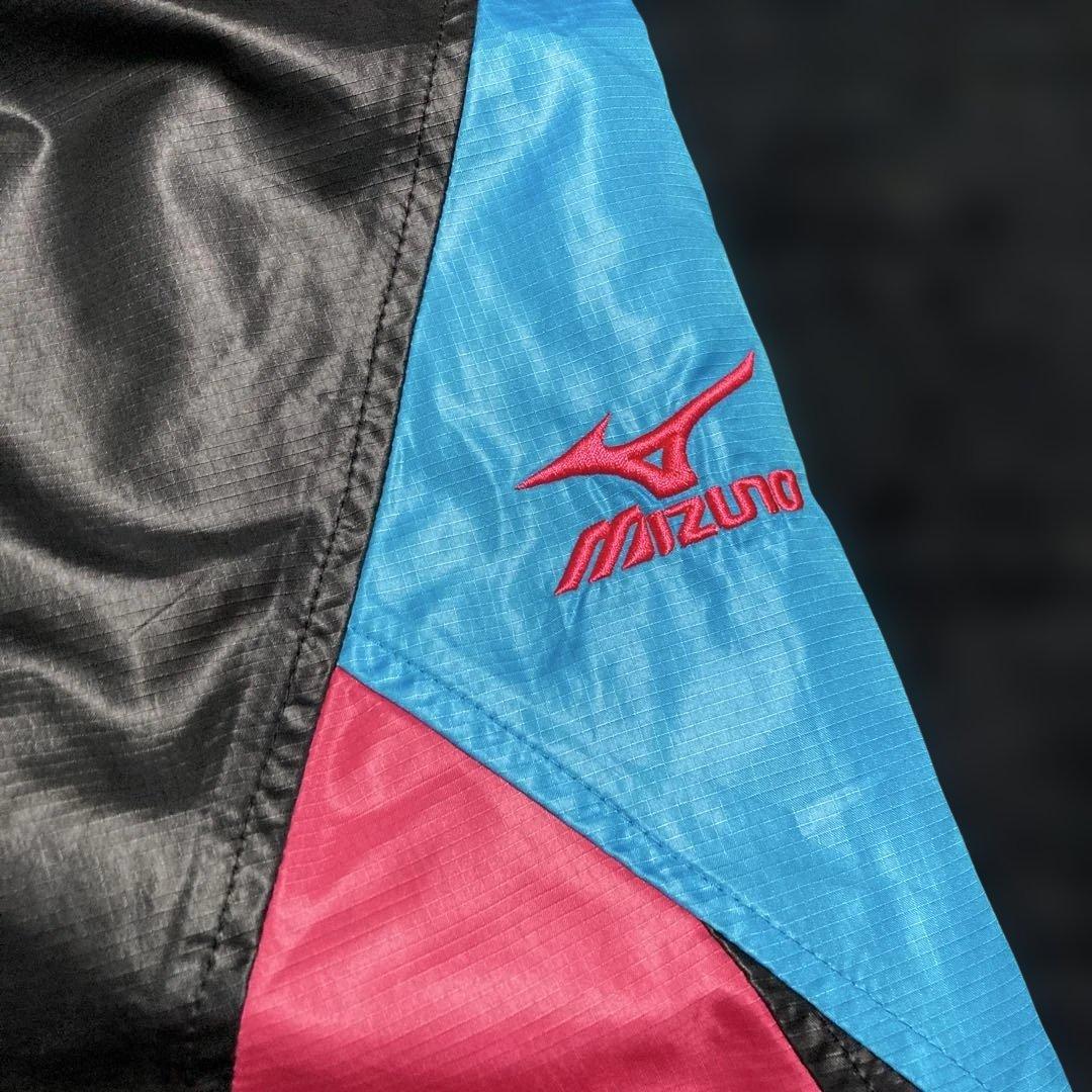 Mizuno ピステパンツ 七分丈Ｌ黒/青/ピンク — image 2
