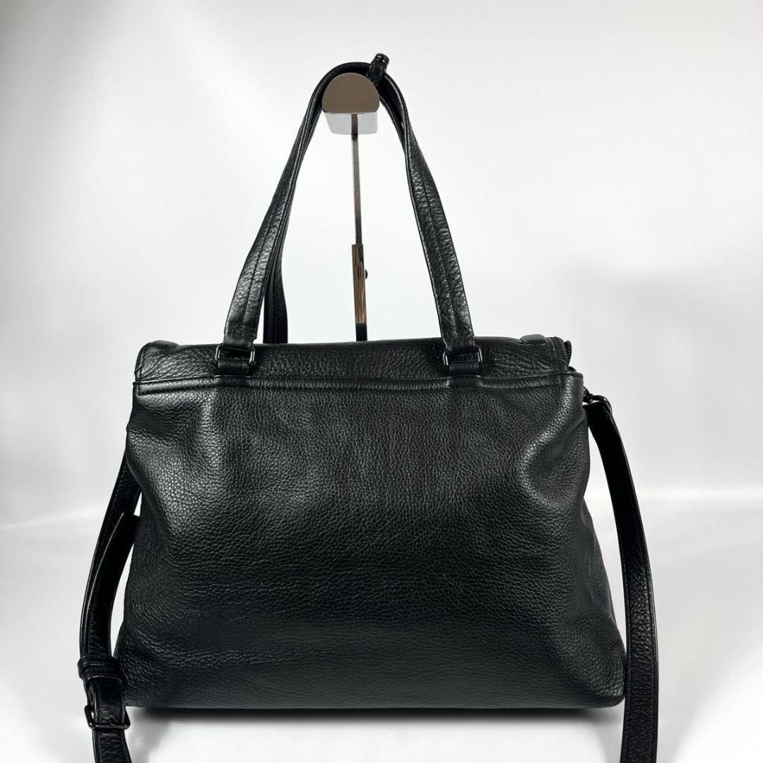 美品 マークジェイコブス ハンドバッグ シリコンバレー 2way シボ革 黒 — image 3