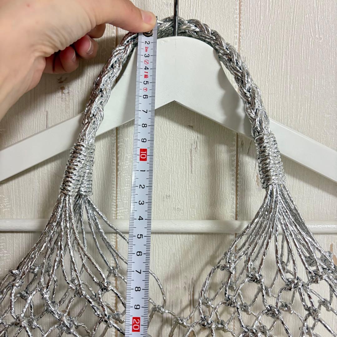 フリークスストア　シルバー　ハンドバッグ　編みバッグ　カゴバッグ — image 5