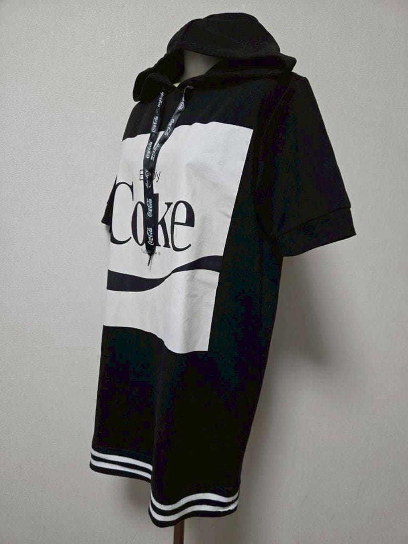 CECIL McBEE セシルマクビー コカコーラ 半袖パーカー ワンピース — image 2