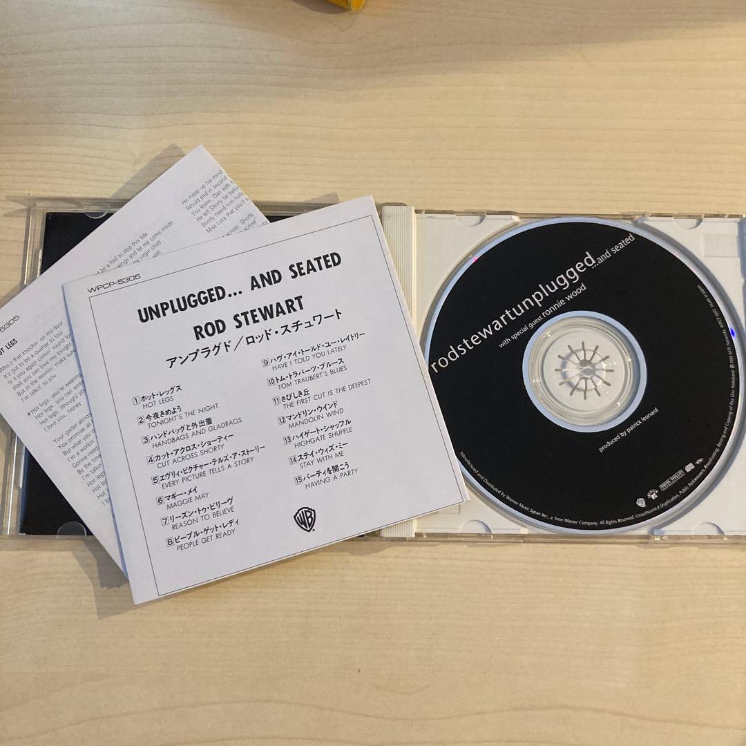 【帯付・美品】Rod Stewart Unplugged And Seated — image 3