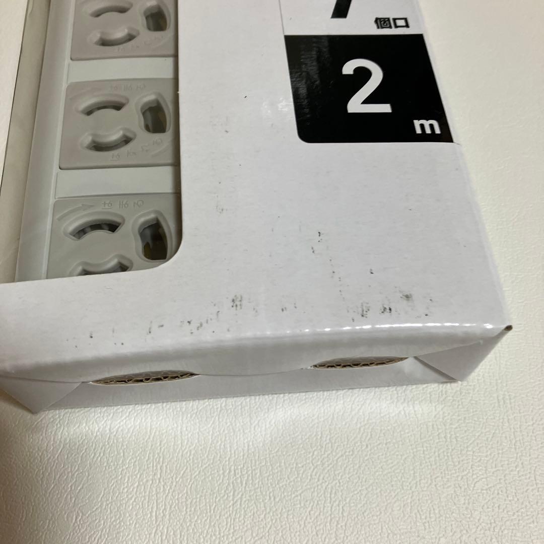 ELECOM 電源タップ 7個口 2m T-Y3A-3720WH — image 3