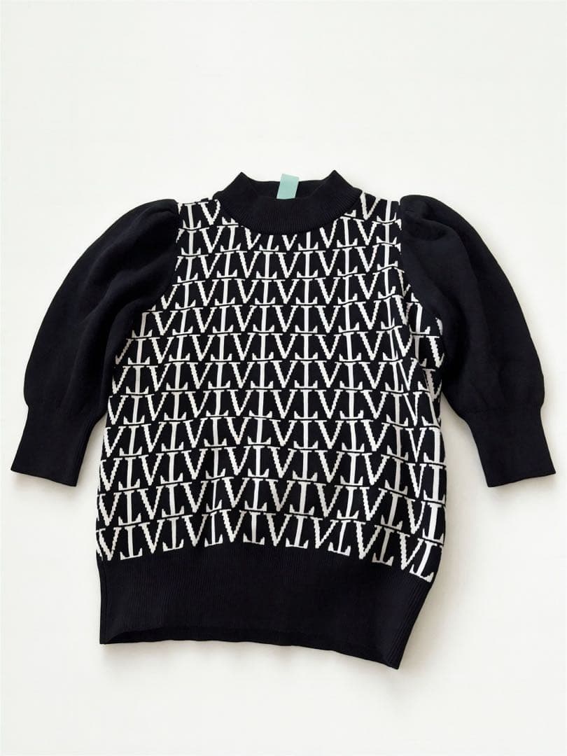 定価¥7900→¥1111【クリーニング済み】VIOLETTAトップス ブラック — image 3