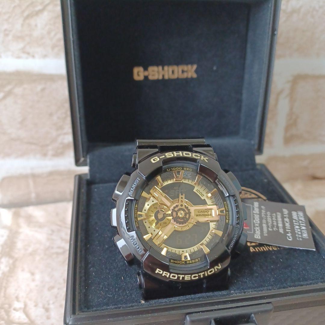 CASIO G-SHOCKジーショック腕時計 ゴールド&ブラック 人気爆発中 — image 2