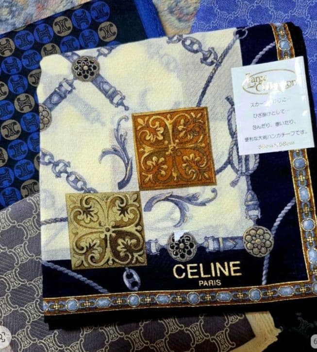 未使用 CELINE ハンカチーフ.●マカダム ハンカチセットバラ売りX — image 2