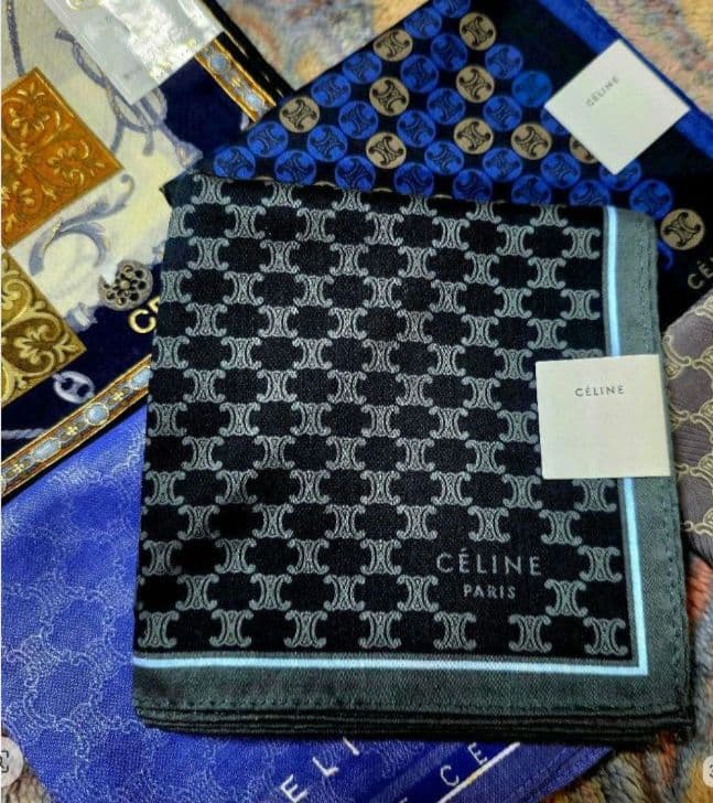 未使用 CELINE ハンカチーフ.●マカダム ハンカチセットバラ売りX — image 3