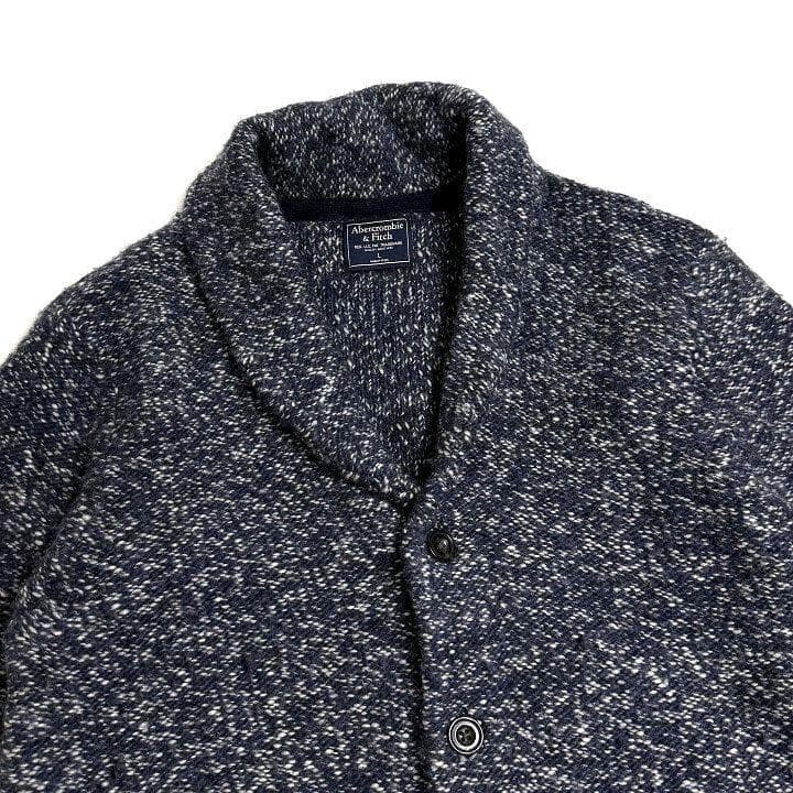 アバクロンビー＆フィッチ ウール混 ショールカーディガン 厚手ニット L — image 2