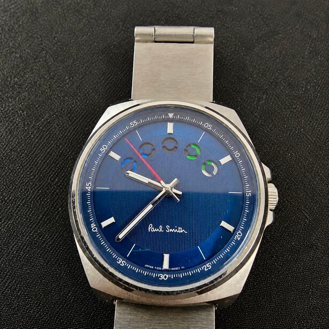 ★Paul Smith｜ファイブアイズ｜深ブルー×メタルブレス｜箱・冊子付き★ — image 3
